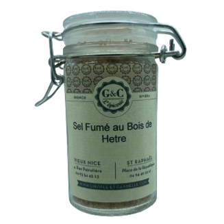 Sel fumé au bois de Hêtre BIO - Pot